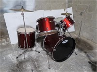 5 pc SP Drum Set-High Hat Cymbal, 16" Crash