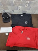 NEW t-shirts and hat, $25 gift certification