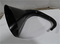Antique Phonograph Horn-Black, Angles
