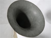 Antique Phonograph Horn-Silver Cylinder