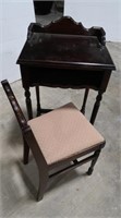 Vintage Childs Writing Desk w/Chair-18x14x34