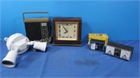 Vintage Hammuno Electric Clock-Needs Wire, Swan