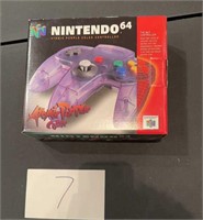 Nintendo 64 Atomic Purple Color Controller NIB