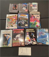 Assorted Lot NES Games