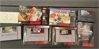 Assorted Lot of SNES Games