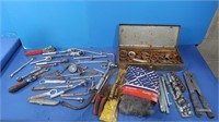 Large Lot Asst Ratchets & Wrenches