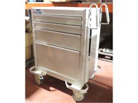White Medical Cart (good tool cart) Steel