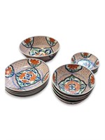 Asian rice bowls porcelain made in Japan