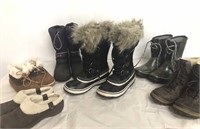 Women's boots incl SOREL and Merrell boots
