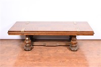 Vintage Trestle Coffee Table