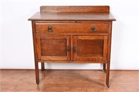 Antique Washstand On Casters