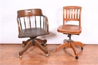 Vintage Rolling Office Chairs