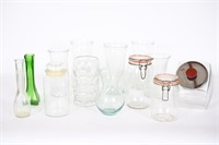 Glass Vases, Jars - Clamp Lid & Candy, Tumbler