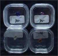 Variety of Cut Gemstones - Pink, Yellow, Blue & +