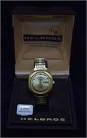 Vintage Helbros Men's Watch w/ Original Case