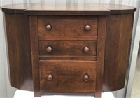 ANTIQUE WOOD SEWING CABINET