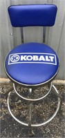 KOBALT BLUE TALL ADJUSTABLE SHOP STOOL CHAIR