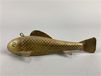 Rare Commercial Fish Spearing Decoy