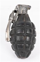 WWI US ARMY MKI HAND GRENADE WITH FUZE INERT