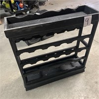 Wooden Wine Rack, 28" x 28"