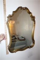 Ornate Plastic Frame Mirror