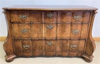 BEAUTIFUL 19TH CENT DUTCH BURLED WOOD CHEST