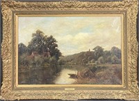 LOVELY FRANCIS JOSEPH KINNAIRD OIL ON CANVAS