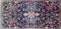 GREAT VINTAGE HAND KNOTTED PERSIAN WOOL RUG