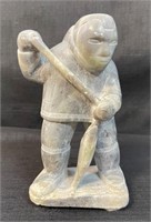 DESIRABLE SIGNED INUIT SOAPSTONE CARVING