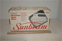 Sunbeam 6 Speed Mixmaster Hand Mixer  in box
