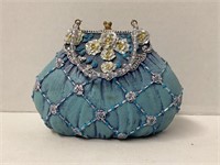 Decorative Vintage Purse with Beaded Handle