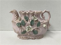 L&M Decorative Teapot with Applied Flowers