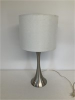 Brushed Nickel Finish Lamp