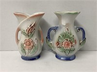 Two Luster Finish Vases