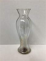 Ribbed Iridescent Vase