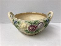 Roseville Pottery Rozane Handled Bowl