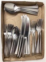 35 Pieces of Cambridge Stainless Flatware