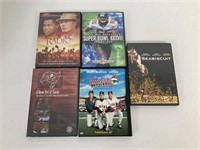 Five Sports Themed DVDs