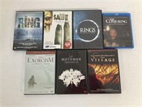 Seven DVD and Blu-Ray Movies - Horror