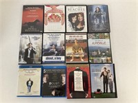 12 DVDs and Blu-Rays