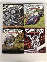 Four Back issues of Goodguys Hot Rod Magazines
