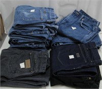 Fourteen Pre-Owned Wranglers Jeans See Info