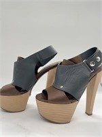Marni Brown Leather Slingback Sandals