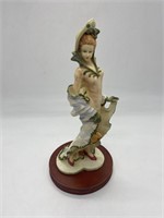 Vintage Art Deco Porcelain Lady Figurine
