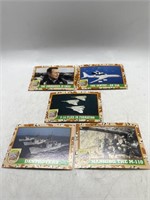 Desert Storm Trading Cards. 5 total