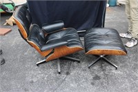 Herman Miller Eames Era Lounge Chair & Ottoman No1
