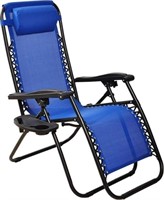 BalanceFrom Adjustable Zero Gravity Chair - Blue