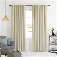 Deconovo Solid Thermal Insulated Curtains 52x95in