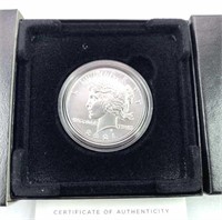 2021 Peace Silver Dollar, US Mint in Box