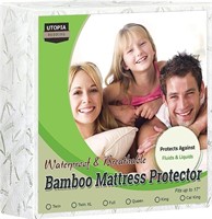 Utopia Bedding Bamboo Mattress Protector-KING
